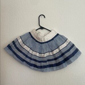 MonnaLisa Striped Navy and White Skirt